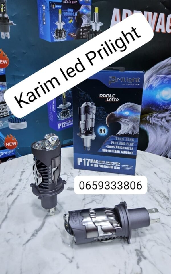 P17max 140w 16000lm H4 d'oùble lazer